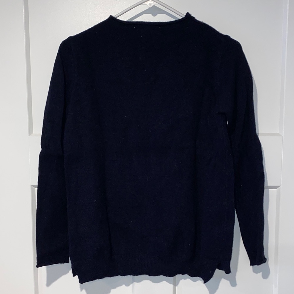 Workshop Republic Clothing Crew Neck Navy Sweater with Star NWOT XS - Picture 4 of 6